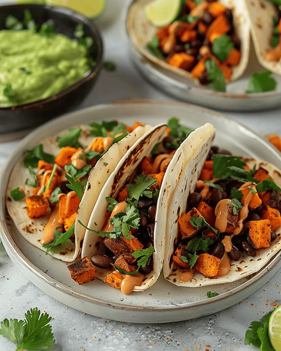 Sweet Potato and Black Bean Tacos: Easy and Delicious Homemade Delight