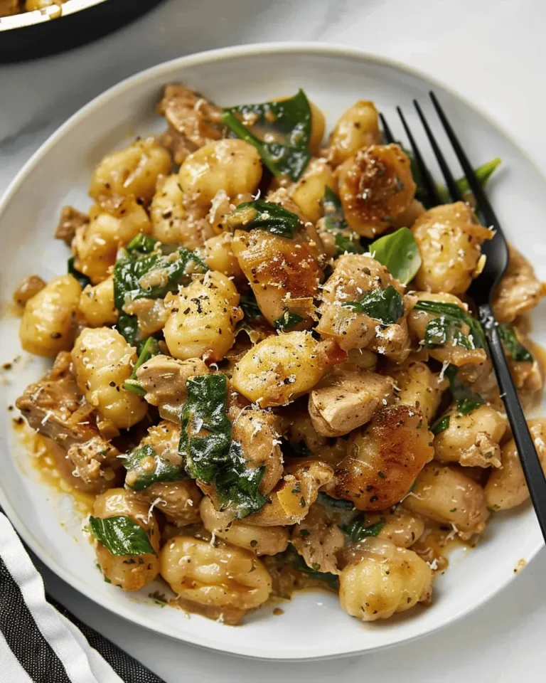 garlic Chicken Gnocchi Skillet