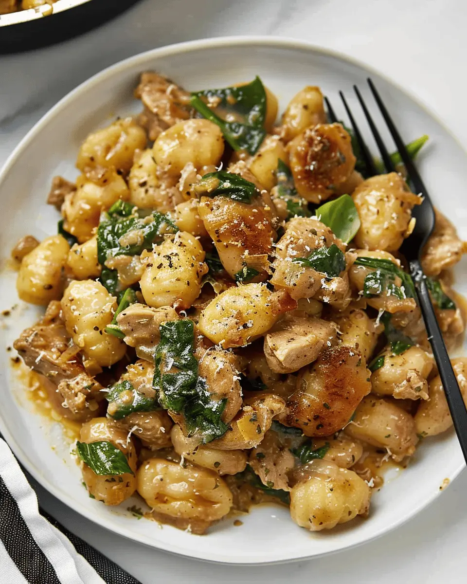 Garlic Chicken Gnocchi Skillet: A Hearty and Easy Dinner Delight