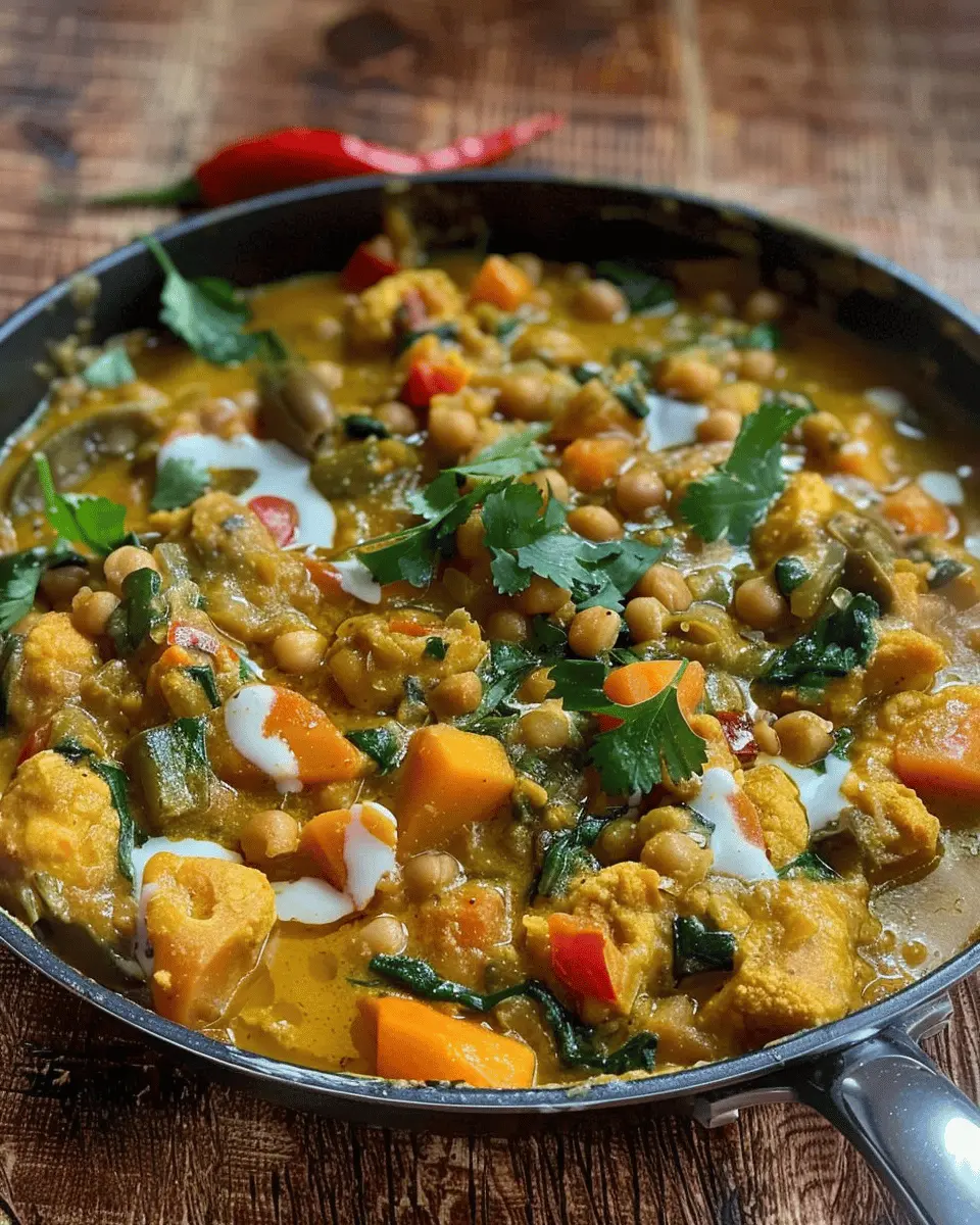 Caribbean Vegetable Curry: Easy and Flavorful Homemade Delight