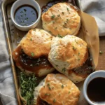 Baked French Dip Biscuits