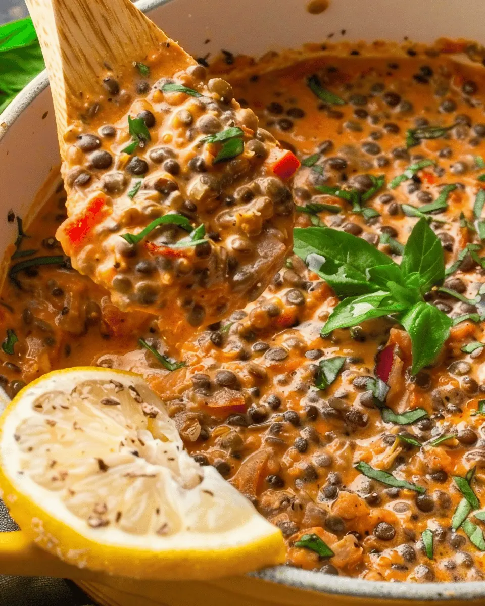 Rich Mediterranean Creamy Lentils: A Comforting Family Favorite