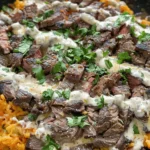 steak and Queso Rice