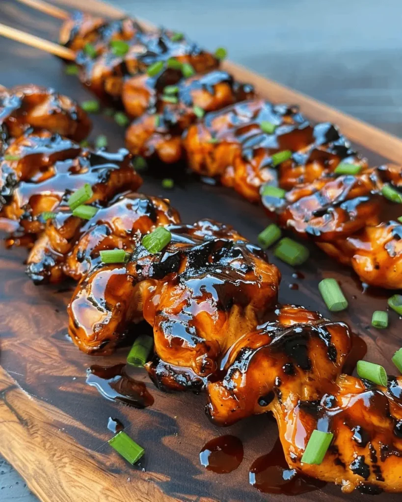 sweet and Savory Grilled Bourbon Chicken