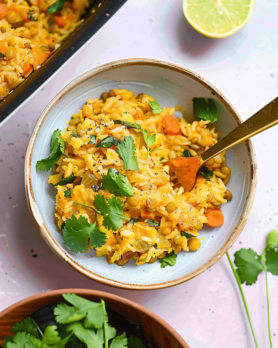Red Lentil and Rice Casserole: Easy Comfort Food Delight