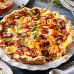 Bacon Onion Tomato Pie