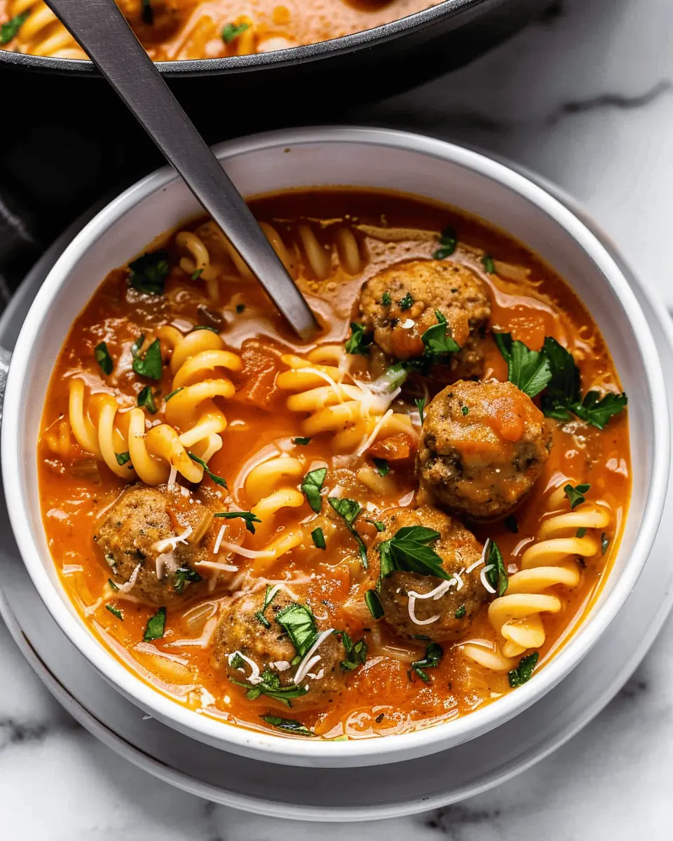 Creamy Italian Meatball Soup: A Comforting Family Favorite