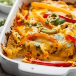 Cheesy Baked Fajita Chicken