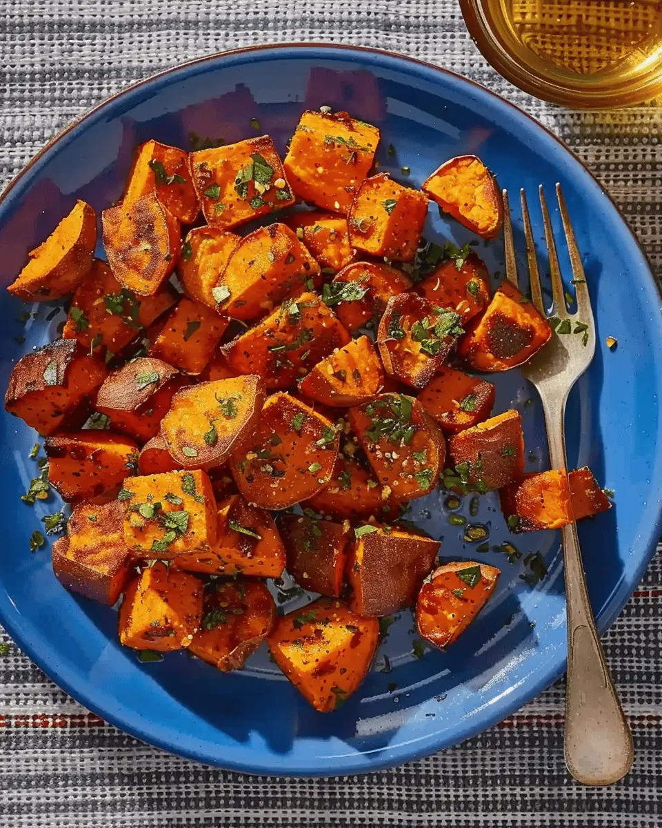 Garlic Butter Roasted Sweet Potatoes: Easy Indulgence for All