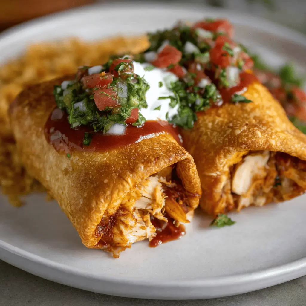 Crispy Spicy Mexican Chicken Chimichangas: Best Homemade Delight
