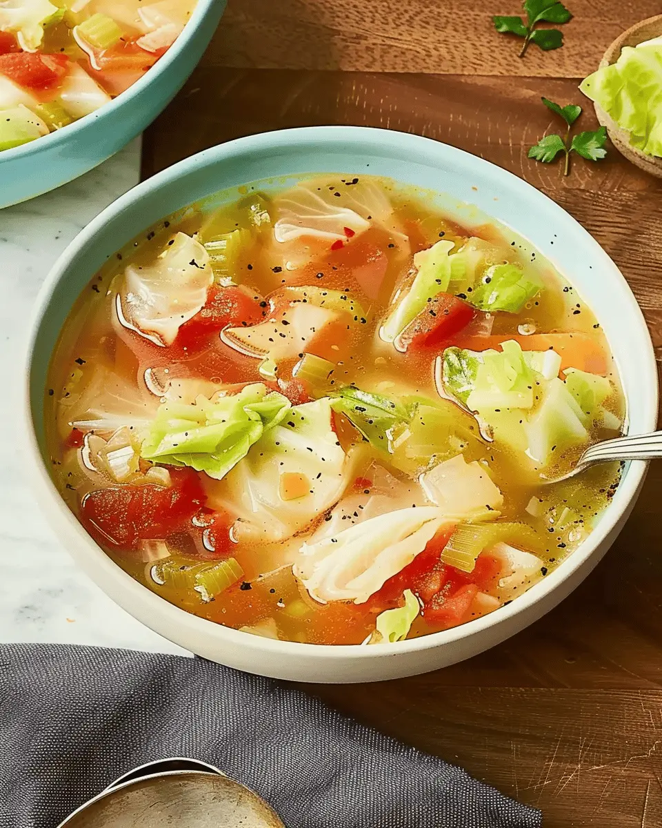 Hearty Spiced Vegetable Cabbage Soup for a Cozy Dinner Night