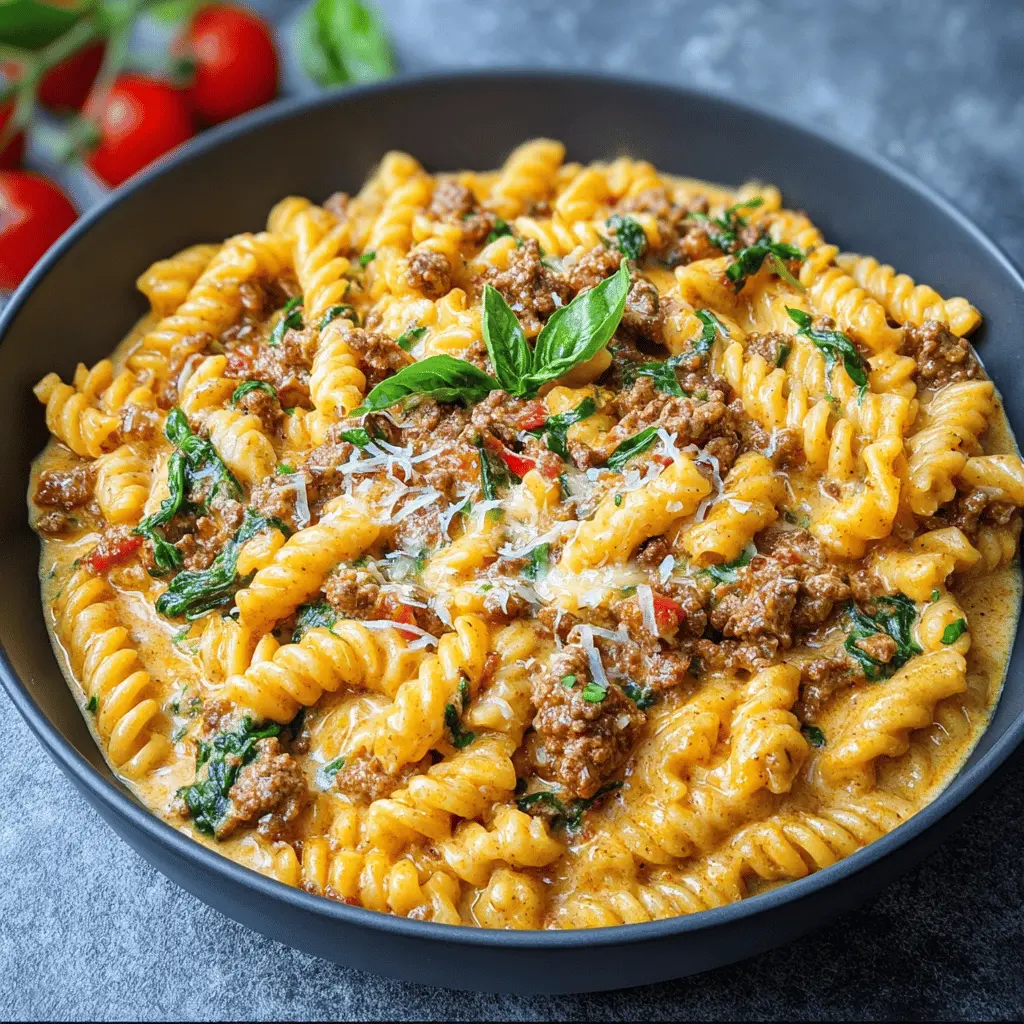 High Protein Creamy Beef Pasta: Easy Comfort Food Delight
