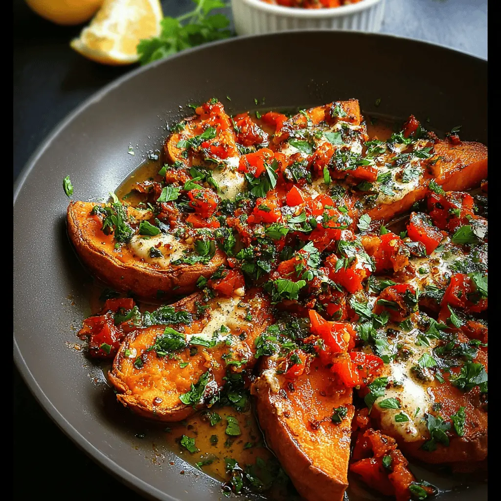 Mediterranean Sweet Potatoes: Easy and Flavorful Plant-Powered Delight