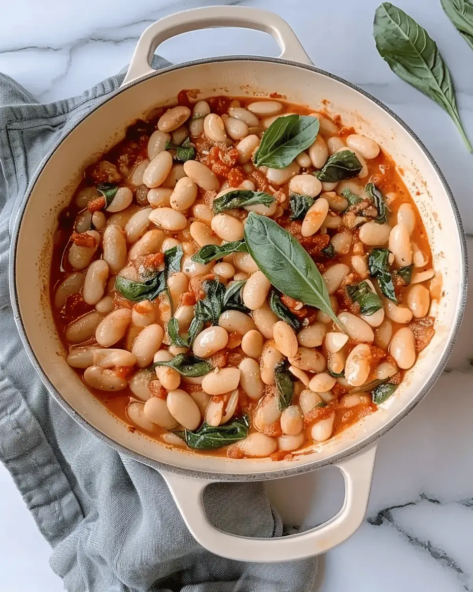 Tuscan Marry Me Butter Beans: Irresistibly Savory with Turkey Bacon