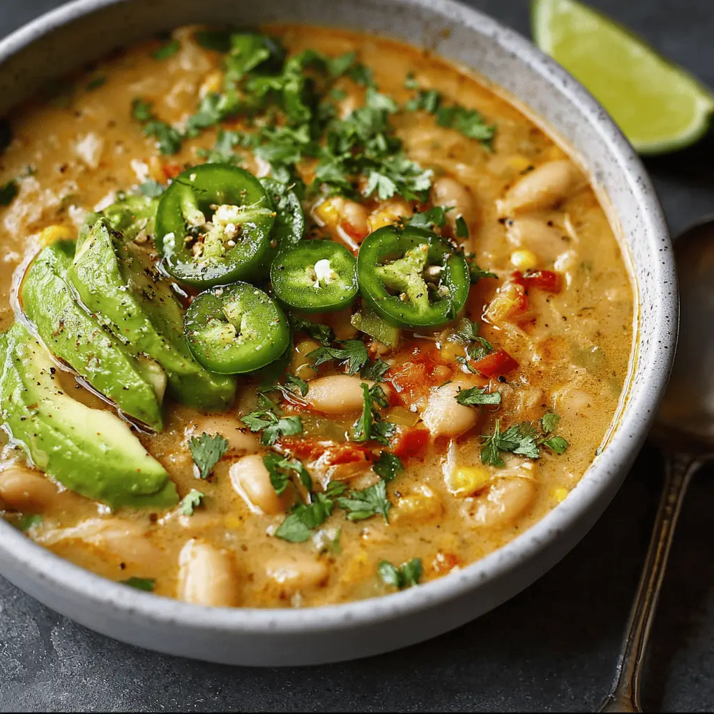 Creamy Vegan White Bean Chili: The Best Cozy Comfort Food