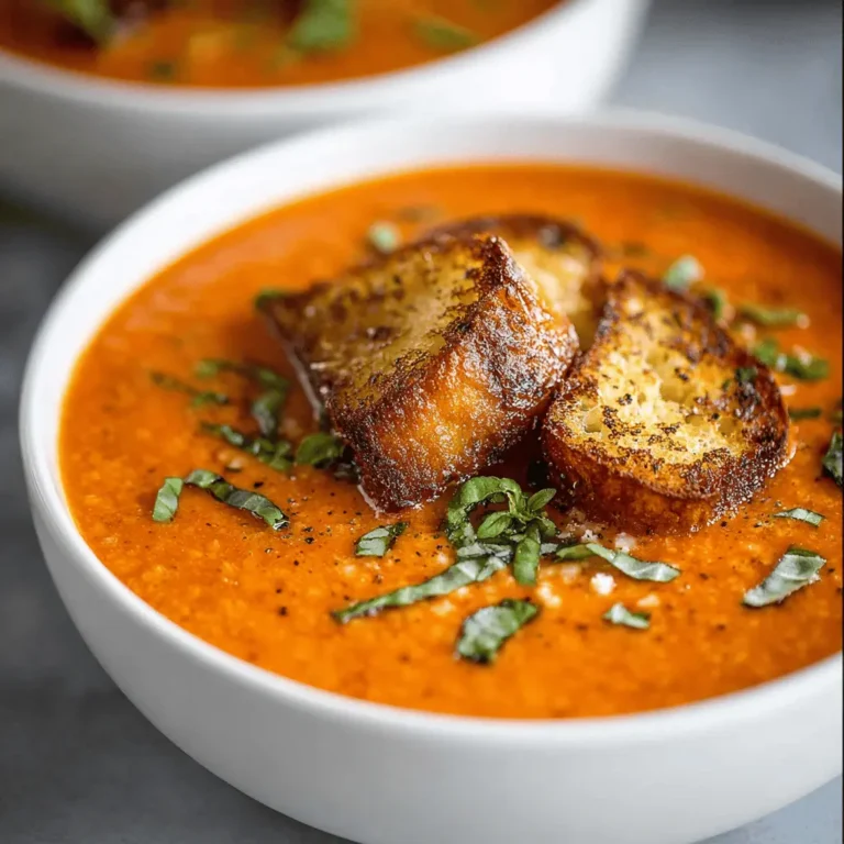 creamy tomato basil soup