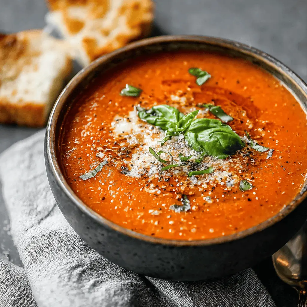 Roasted Tomato Basil Soup: The Best Comforting Recipe for Home Chefs
