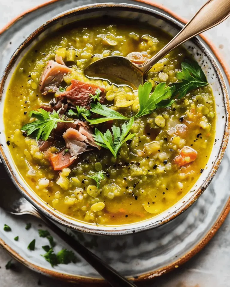 Cozy Split Pea Soup