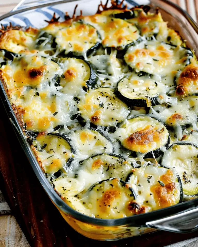 Baked Zucchini and Cheese