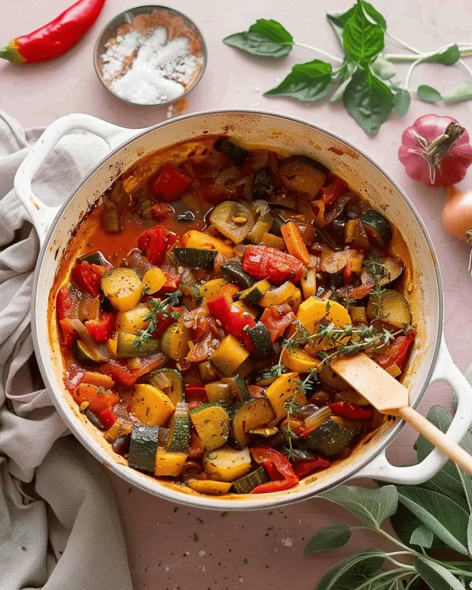 Savory Provençal Vegetable Ratatouille: A Delightfully Easy Classic