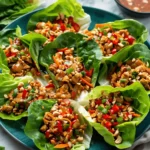 Thai Chicken Lettuce Wraps