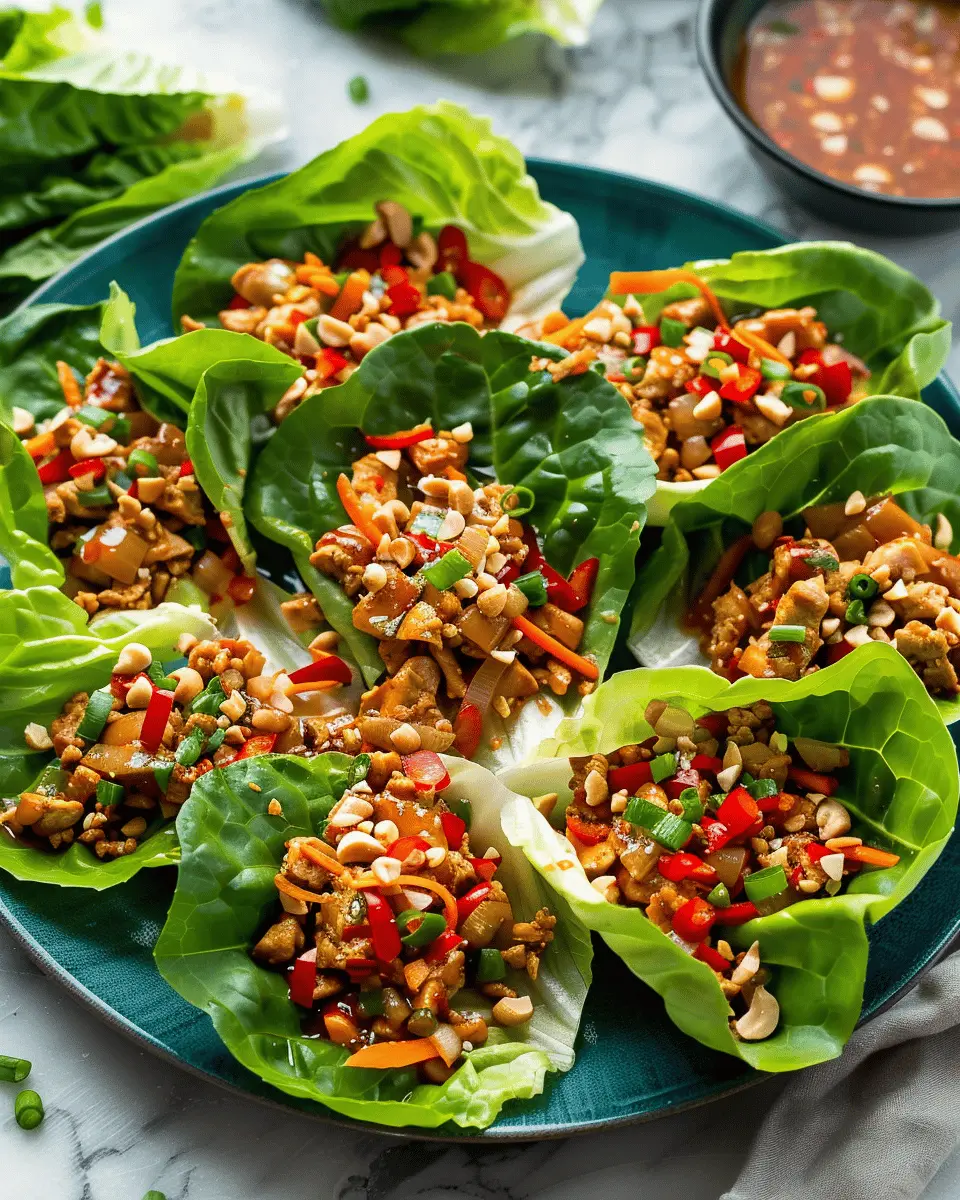 Thai Chicken Lettuce Wraps: Easy, Flavorful, and Healthy Delight
