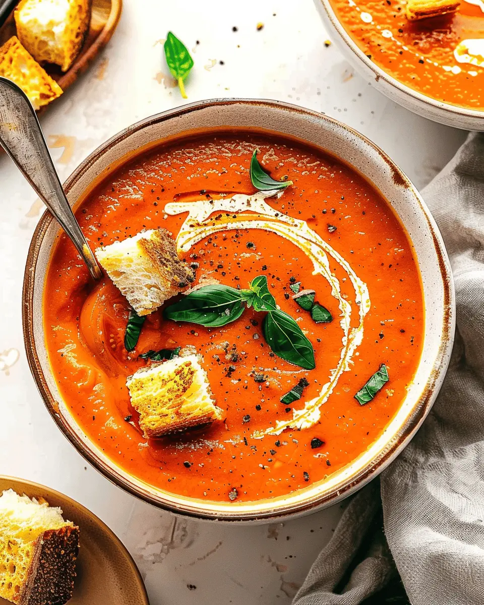 Roasted Tomato Soup: The Best Creamy Delight You’ll Love