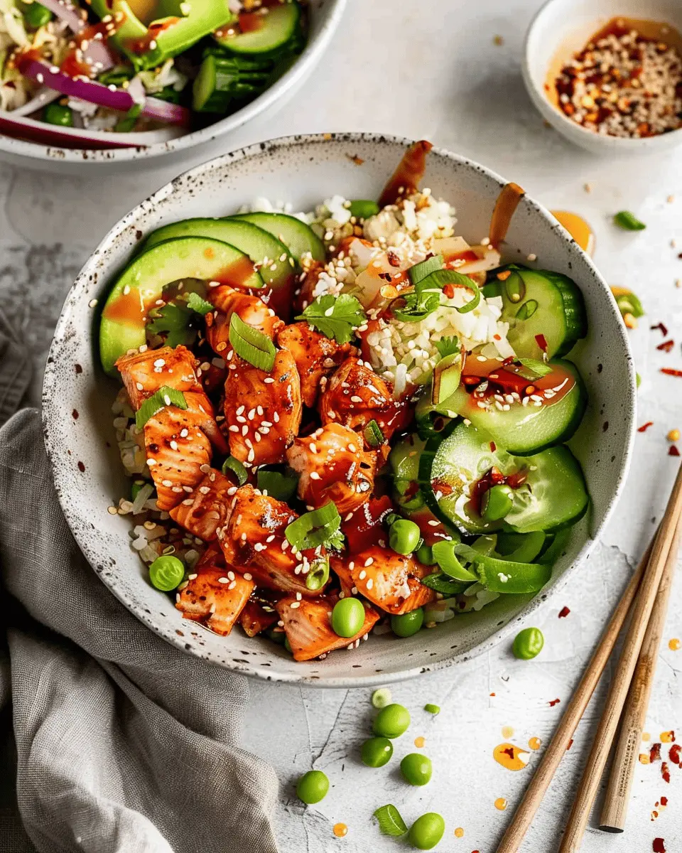 Honey Sriracha Salmon Bowls: Easy, Delicious Weeknight Meal