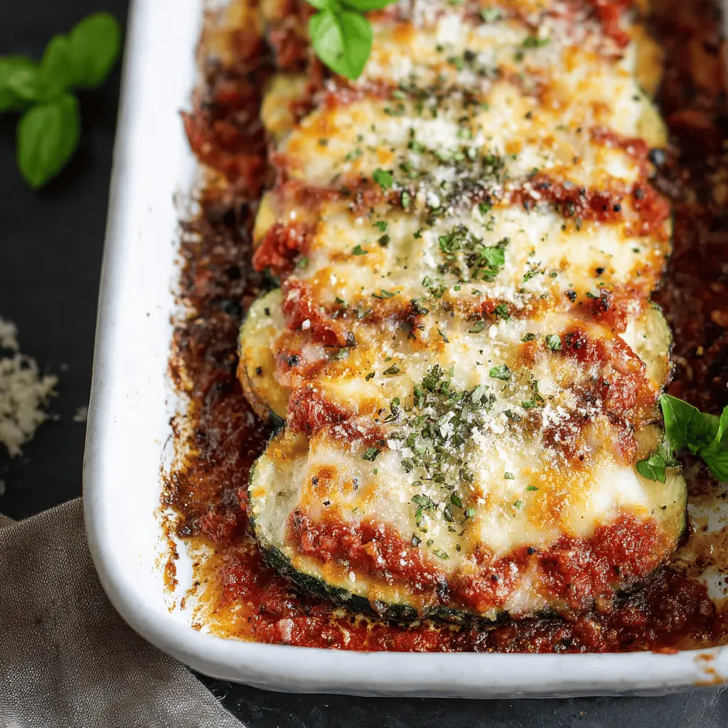 Baked Italian Zucchini Parmesan: A Healthy and Indulgent Delight