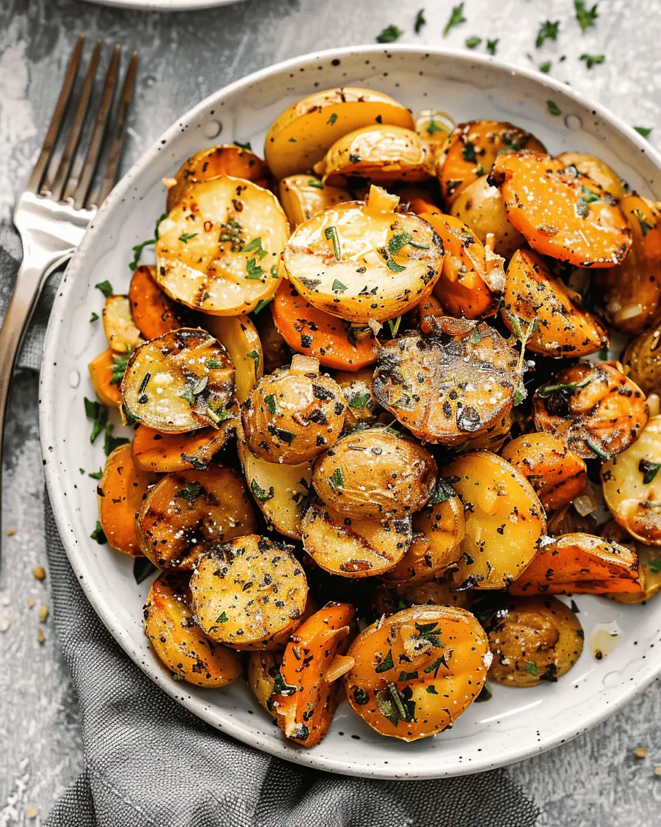 Garlic Herb Roasted Potatoes Carrots and Zucchini Made Easy