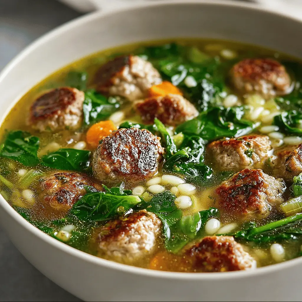 Italian Wedding Soup Recipe: Easy Comfort with Turkey Bacon and Chicken Ham