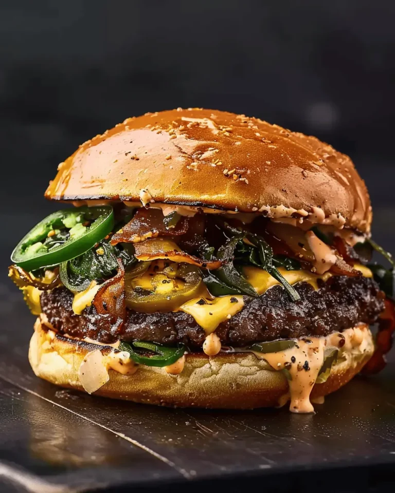Spicy Jalapeño-onion Smash Burgers