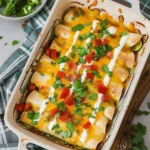 Cheesy Baked Zucchini Enchiladas