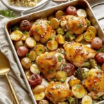 Sheet Pan Maple Mustard Roasted Chicken