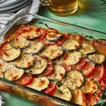 Parmesan Tomato Zucchini Bake