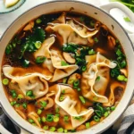 Savory Asian Potsticker Soup