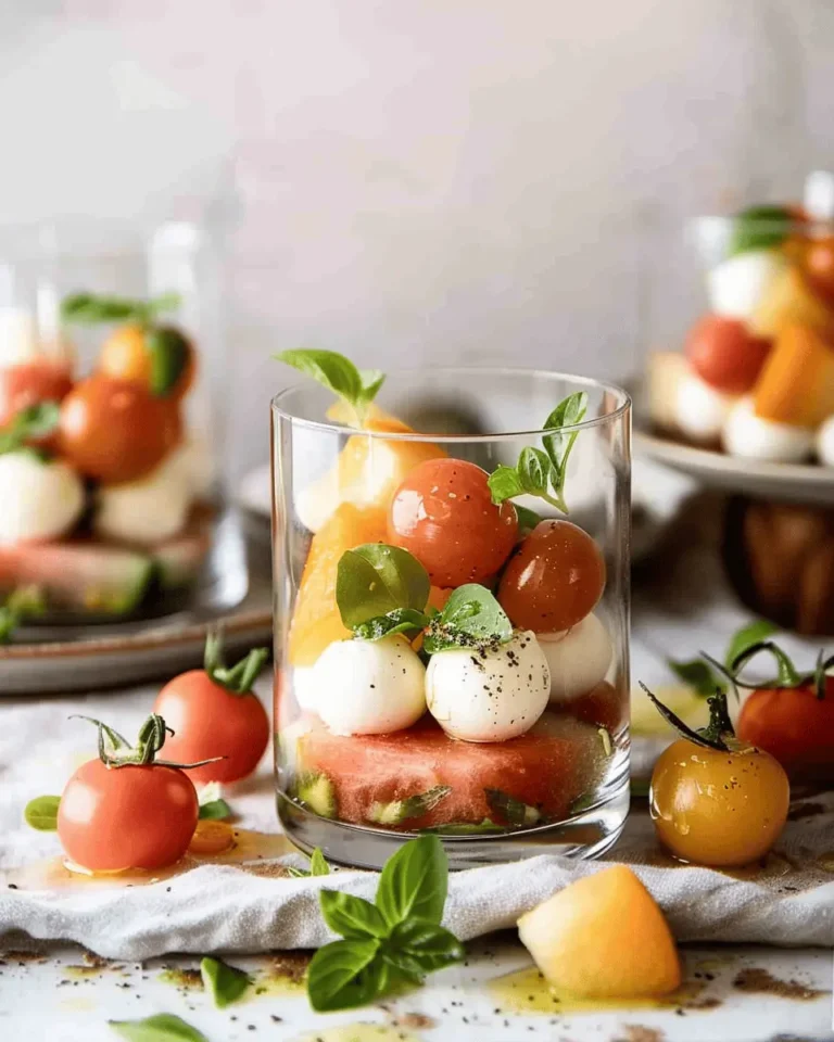 Melon Caprese Salad.