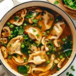 Savory Asian Potsticker Soup