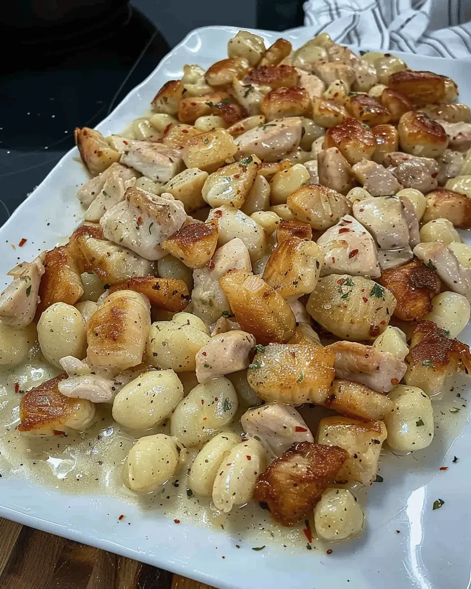 Garlic Chicken Gnocchi Skillet: Easy Comfort Food Delight