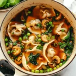 Savory Asian Potsticker Soup