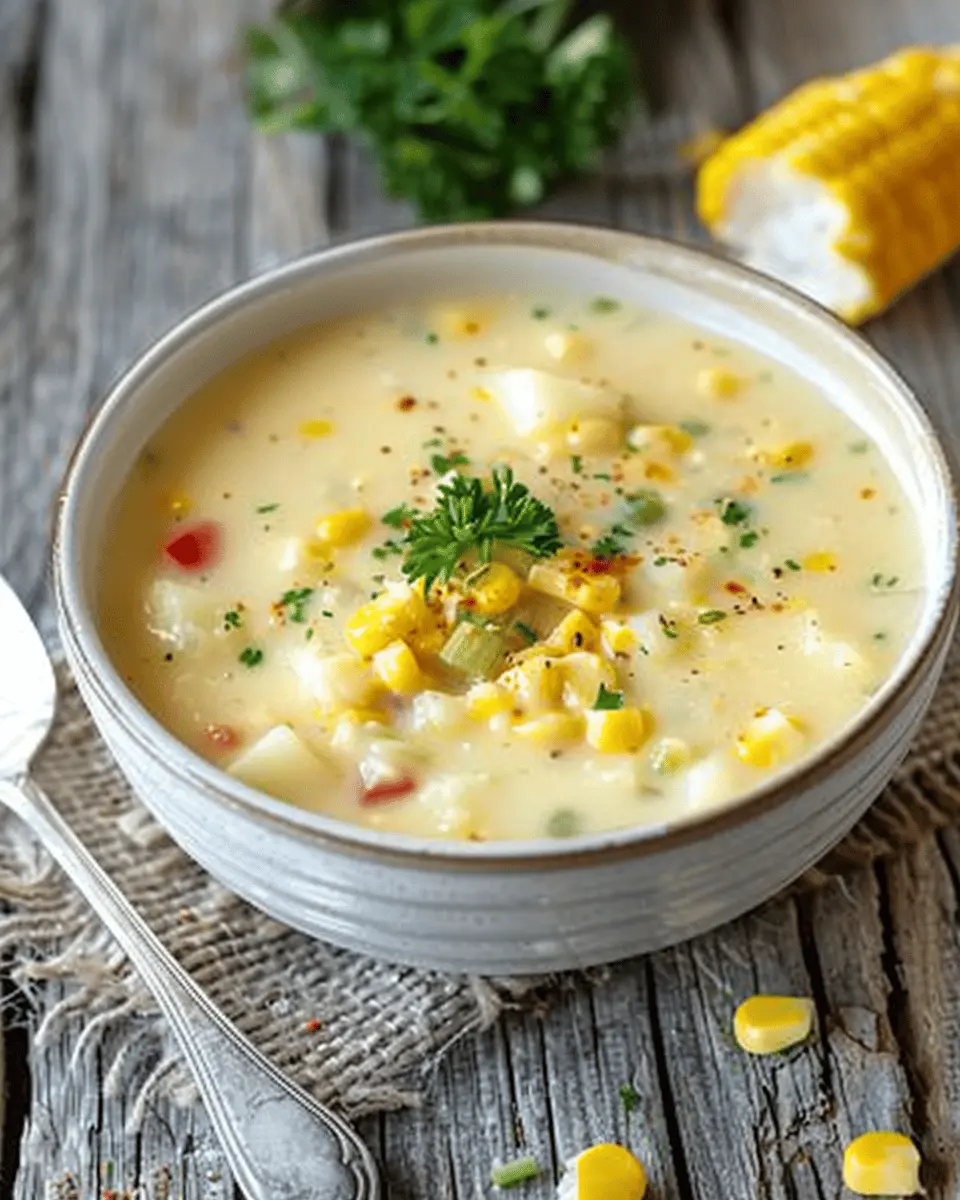 Potato Corn Chowder: Easy Family Recipe with Turkey Bacon Bliss
