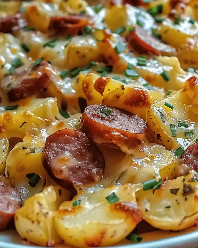 Cheesy Ranch Potatoes and Smoked Sausage