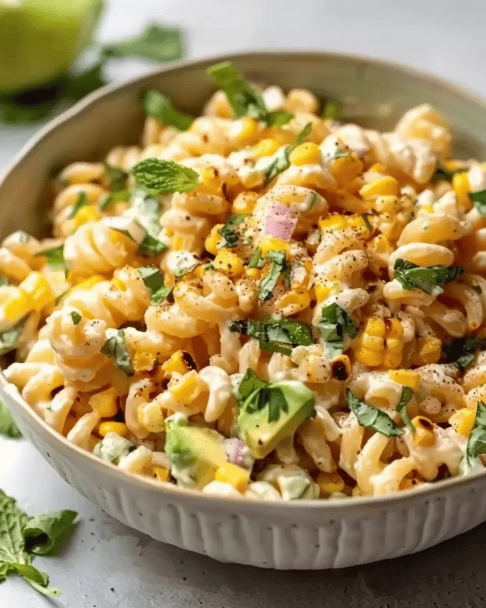 Creamy Street Corn Pasta Salad: The Best Summer Delight with Turkey Bacon
