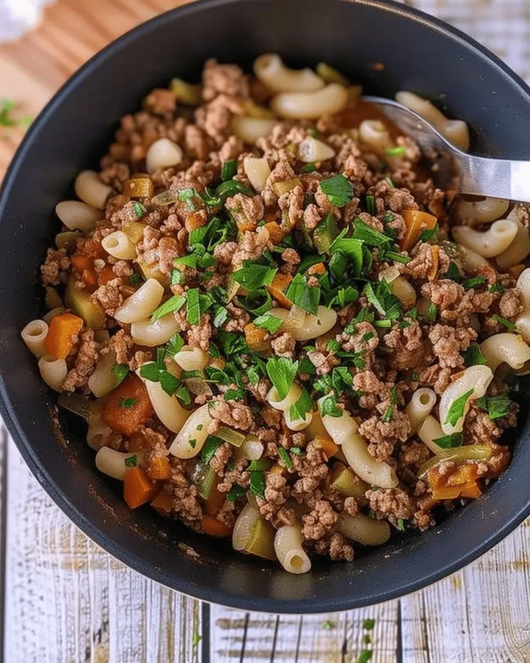 Crock Pot American Goulash7