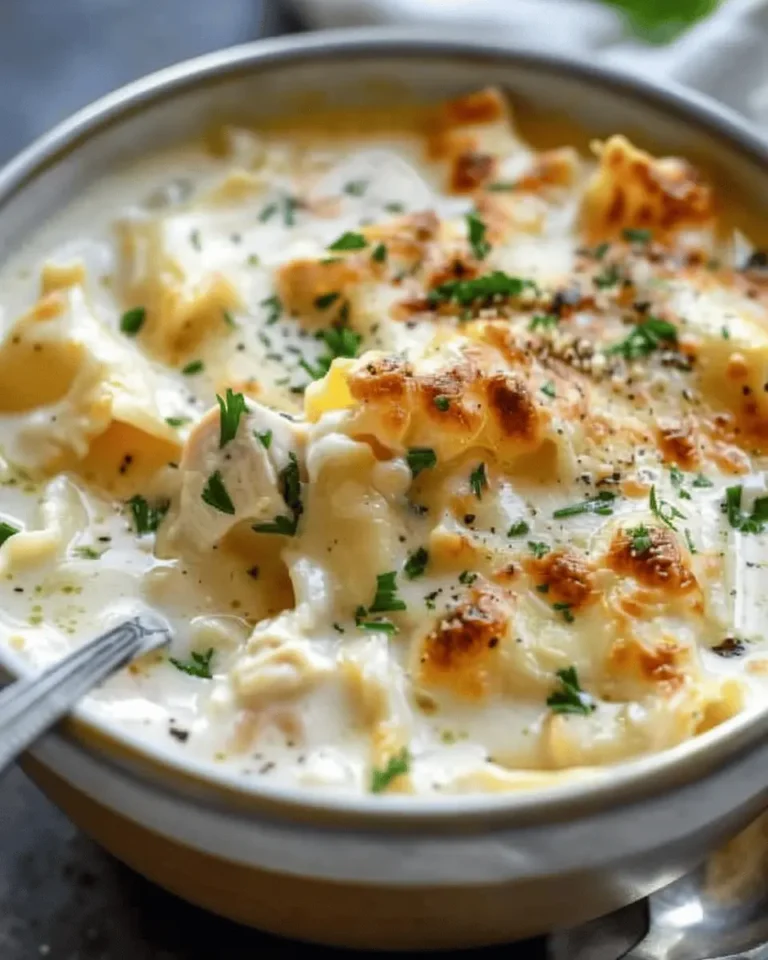 Delicious White Chicken Lasagna Soup