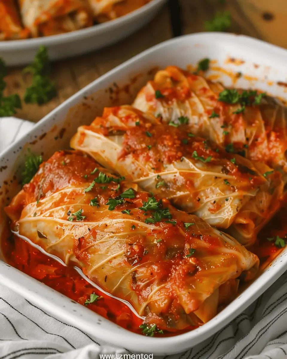 Easy Cabbage Rolls: Deliciously Packed with Turkey Bacon and Beef