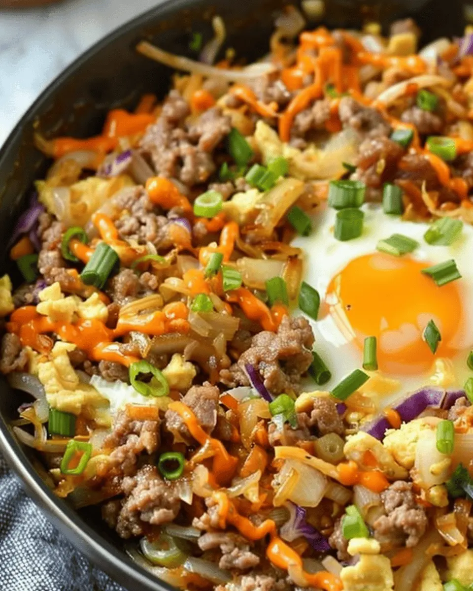 Low Carb Egg Roll in a Bowl: Easy Turkey Bacon Delight