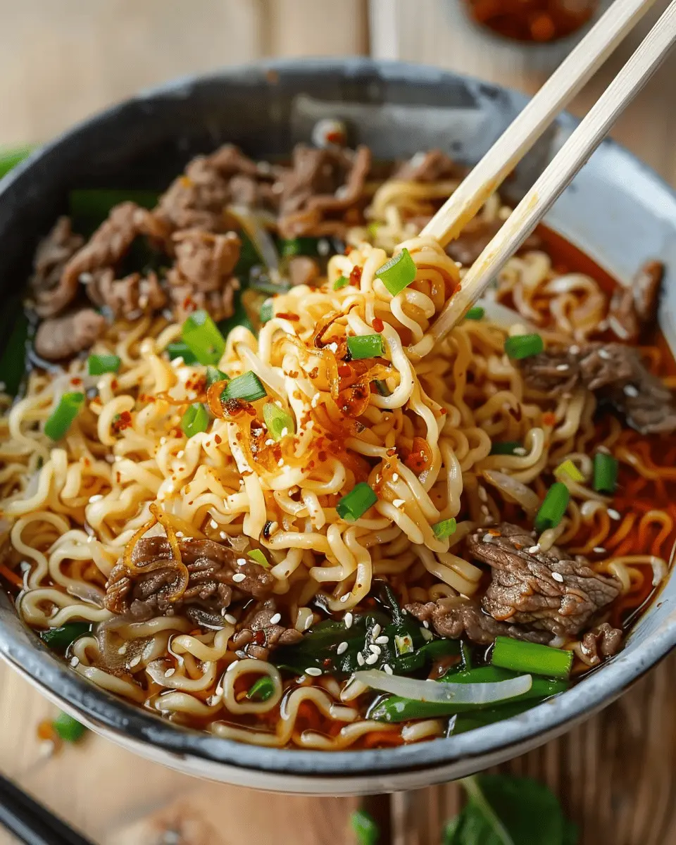 One-Pan Beef Ramen Noodles: Easy, Delicious Comfort Food