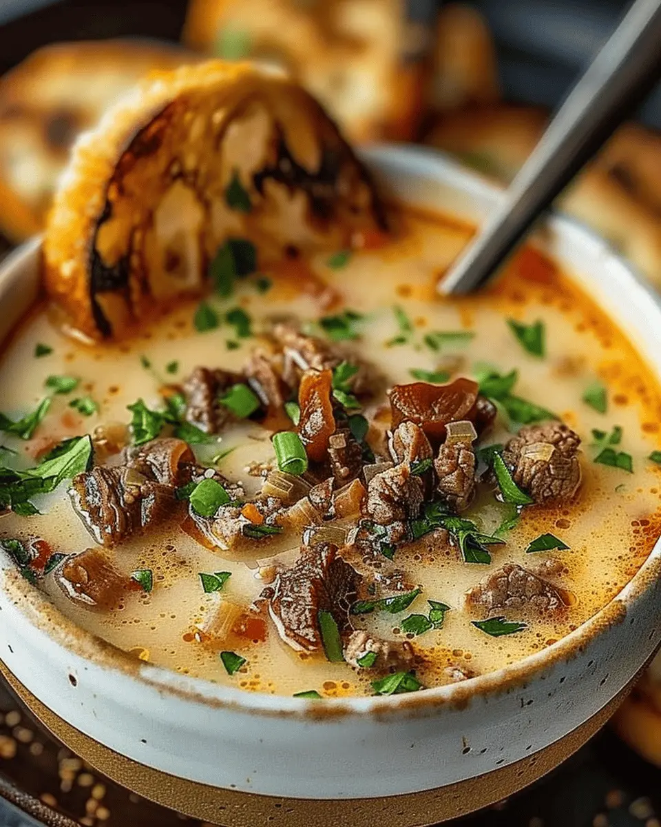 Philly Cheesesteak Soup: Easy, Indulgent Comfort in a Bowl