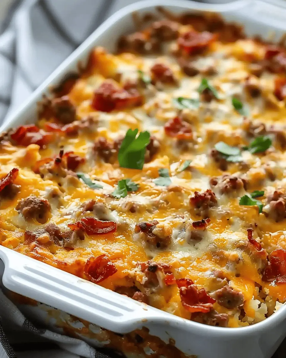 Sausage Hash Brown Breakfast Casserole: Easy & Delicious for All
